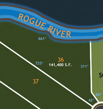 River Bluffs Lot Diagram