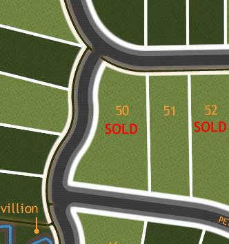 River Bluffs Lot Diagram