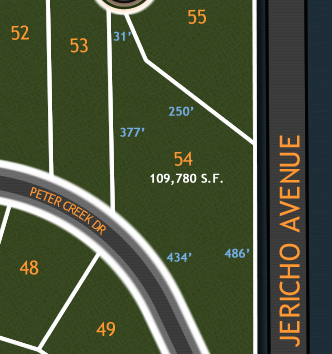 River Bluffs Lot Diagram