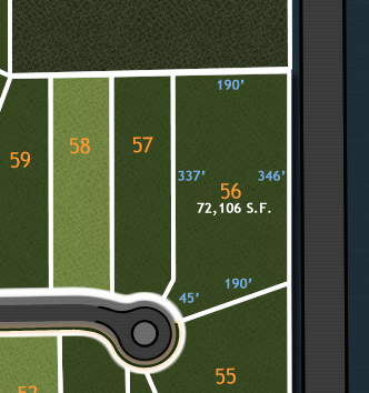 River Bluffs Lot Diagram