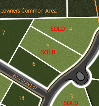 River Bluffs Lot Diagram