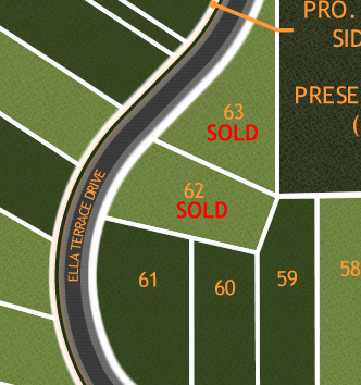 River Bluffs Lot Diagram